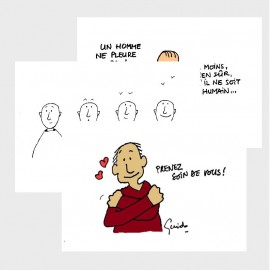 3 cartes "Fraternité" + enveloppes
