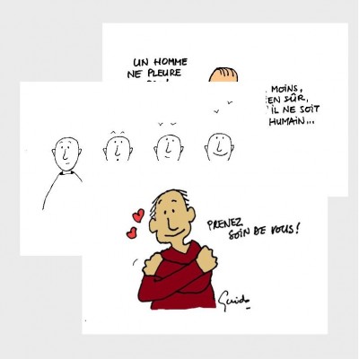 3 cartes "Fraternité" + enveloppes
